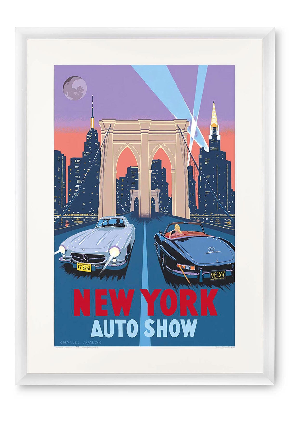 Curved white lacquer