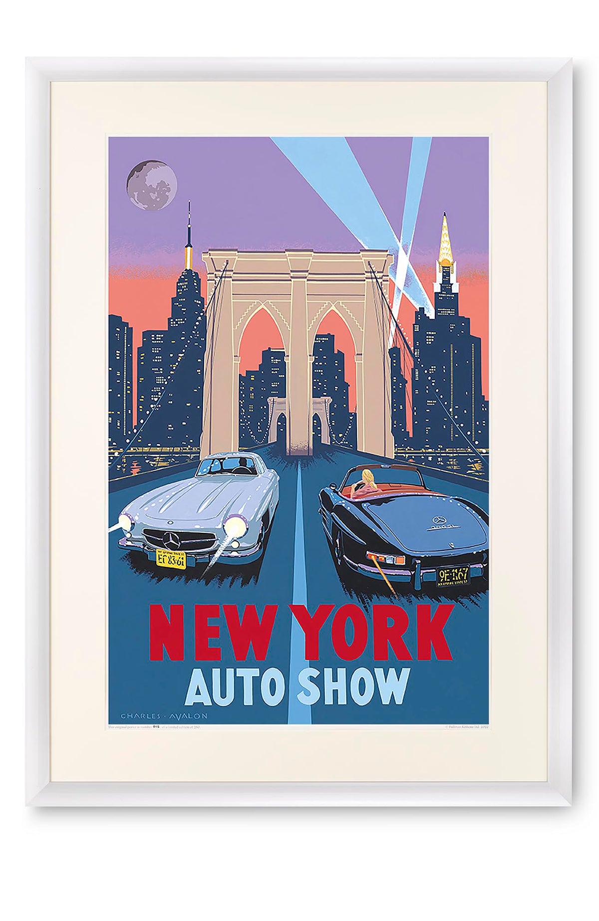 Curved white lacquer