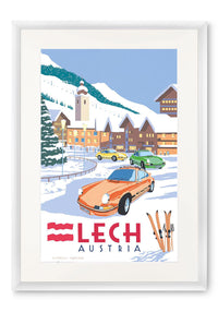 Curved white lacquer