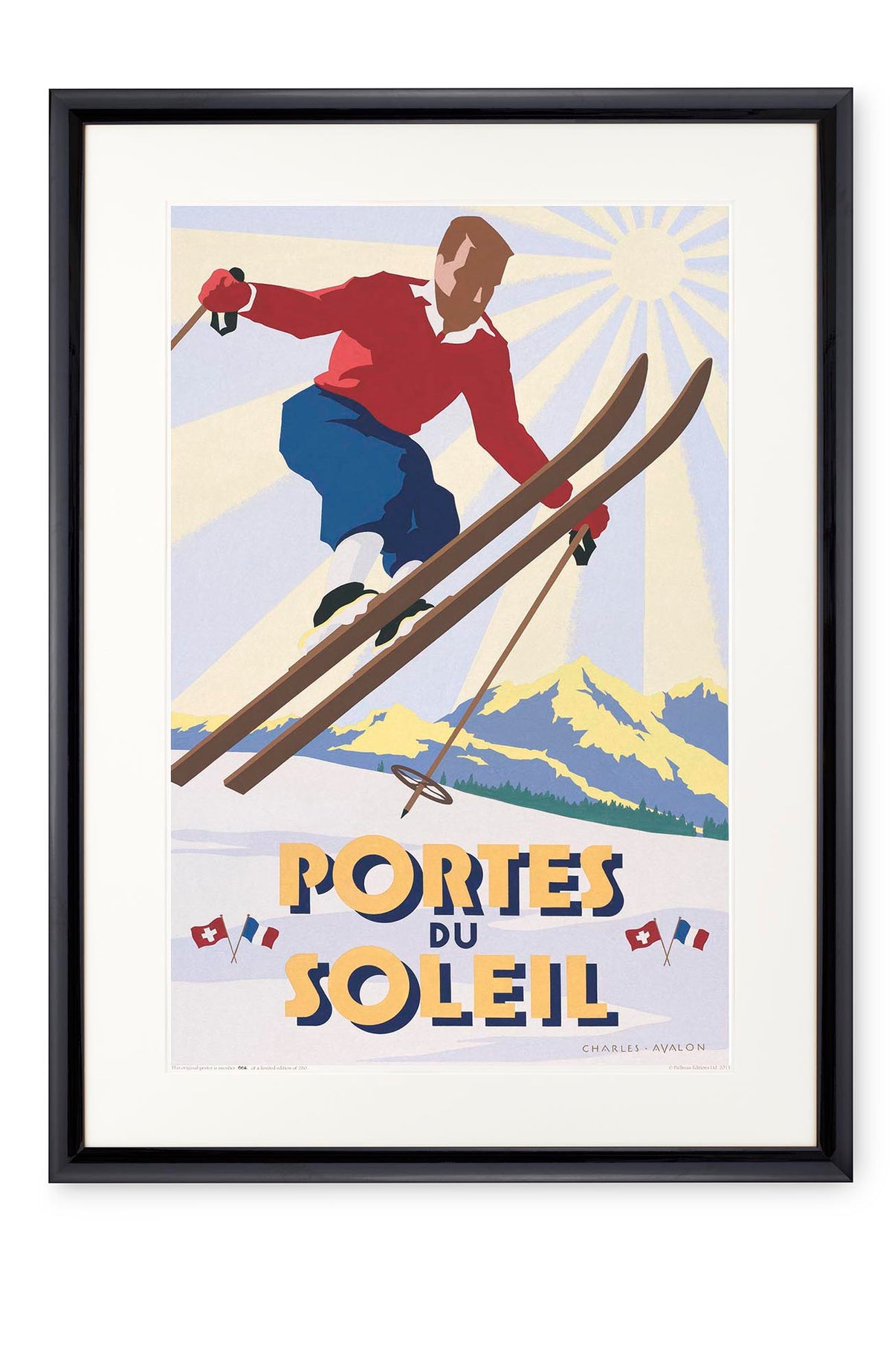 Curved black lacquer