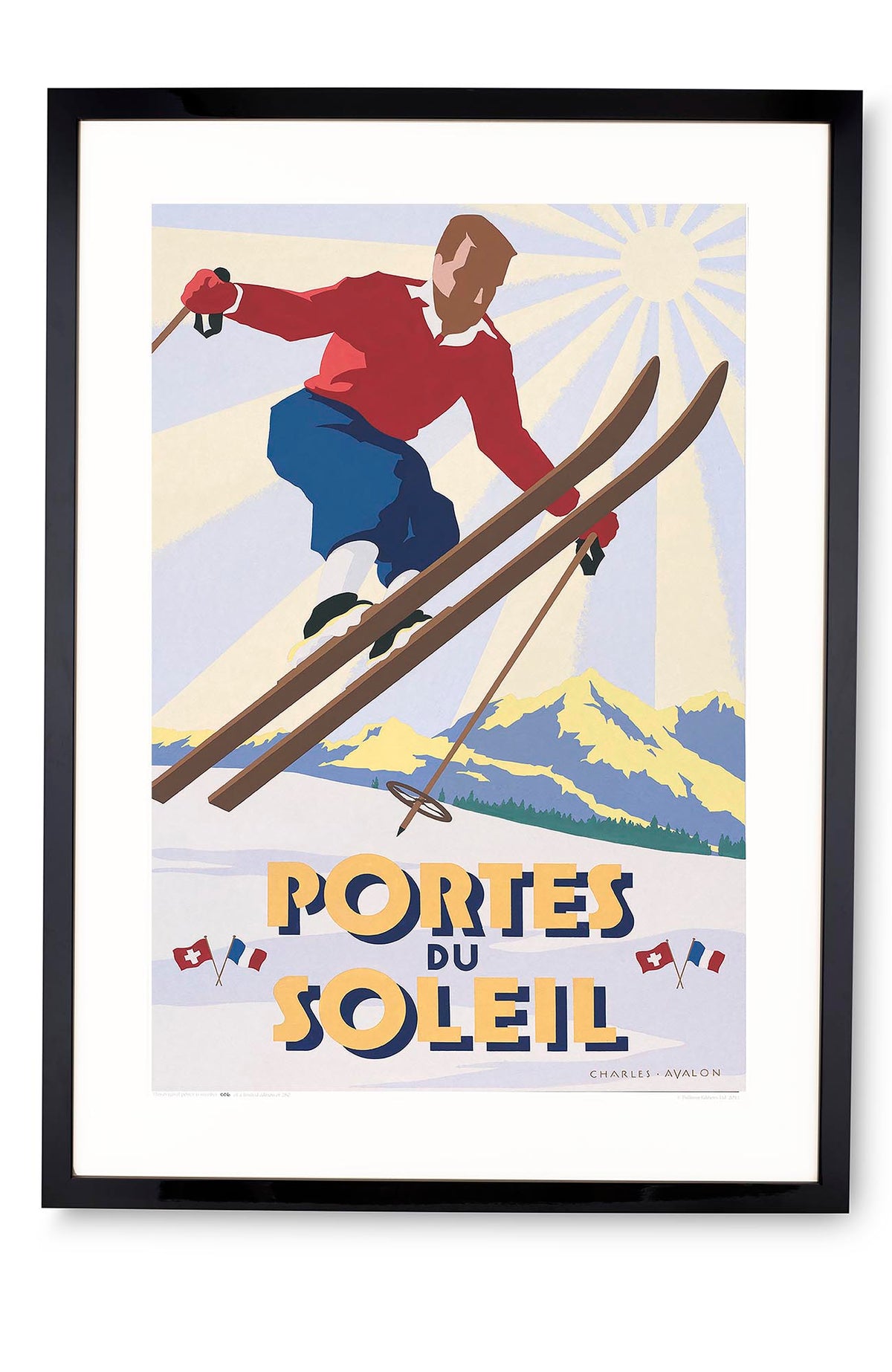 Portes du Soleil: 'Skier in Flight'