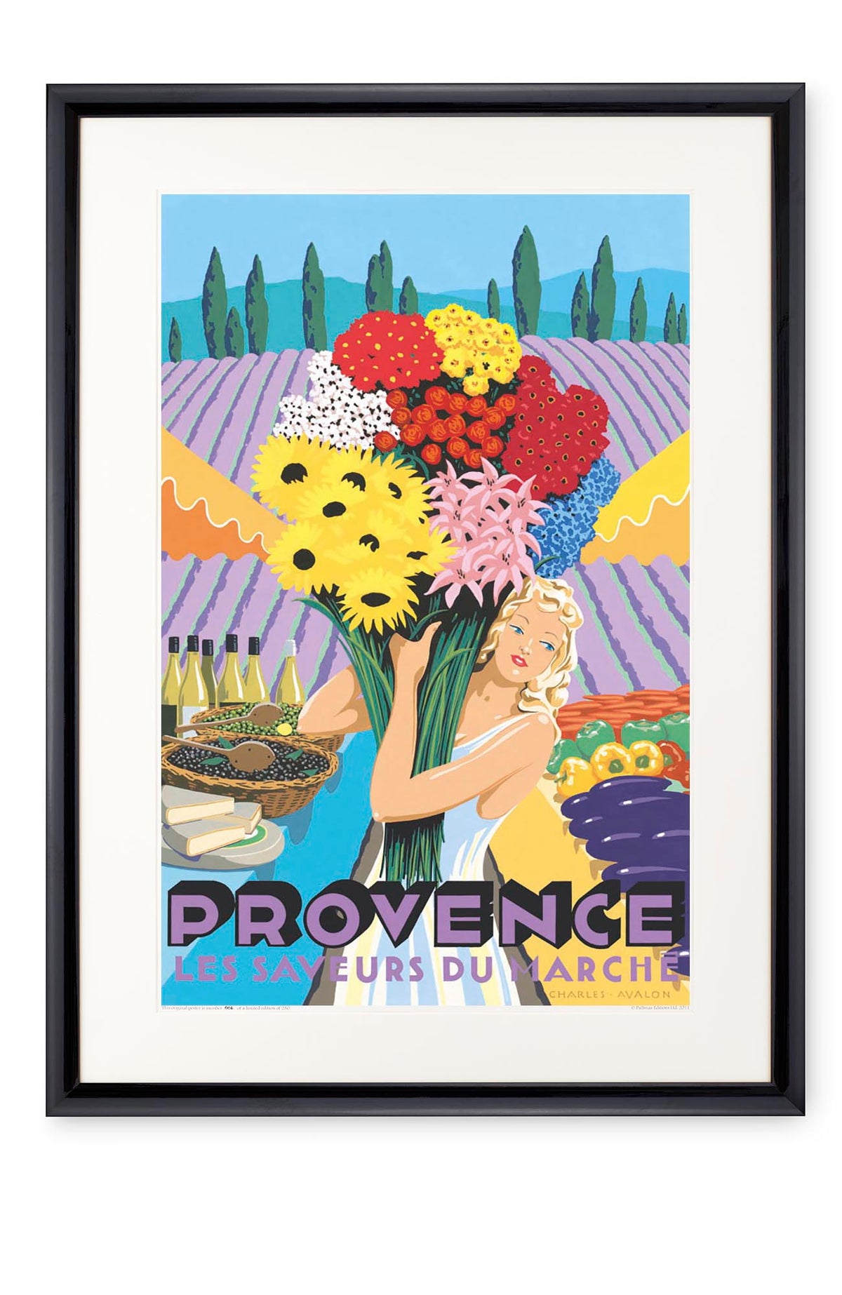 Curved black lacquer