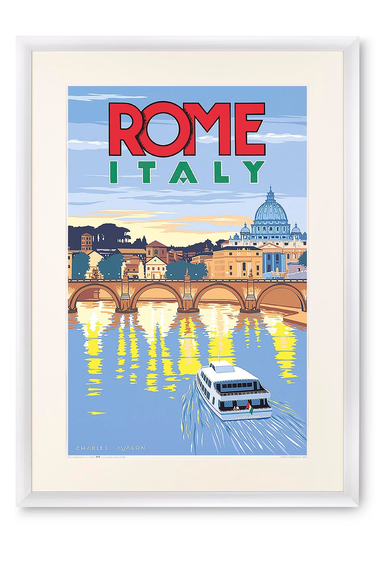 Curved white lacquer