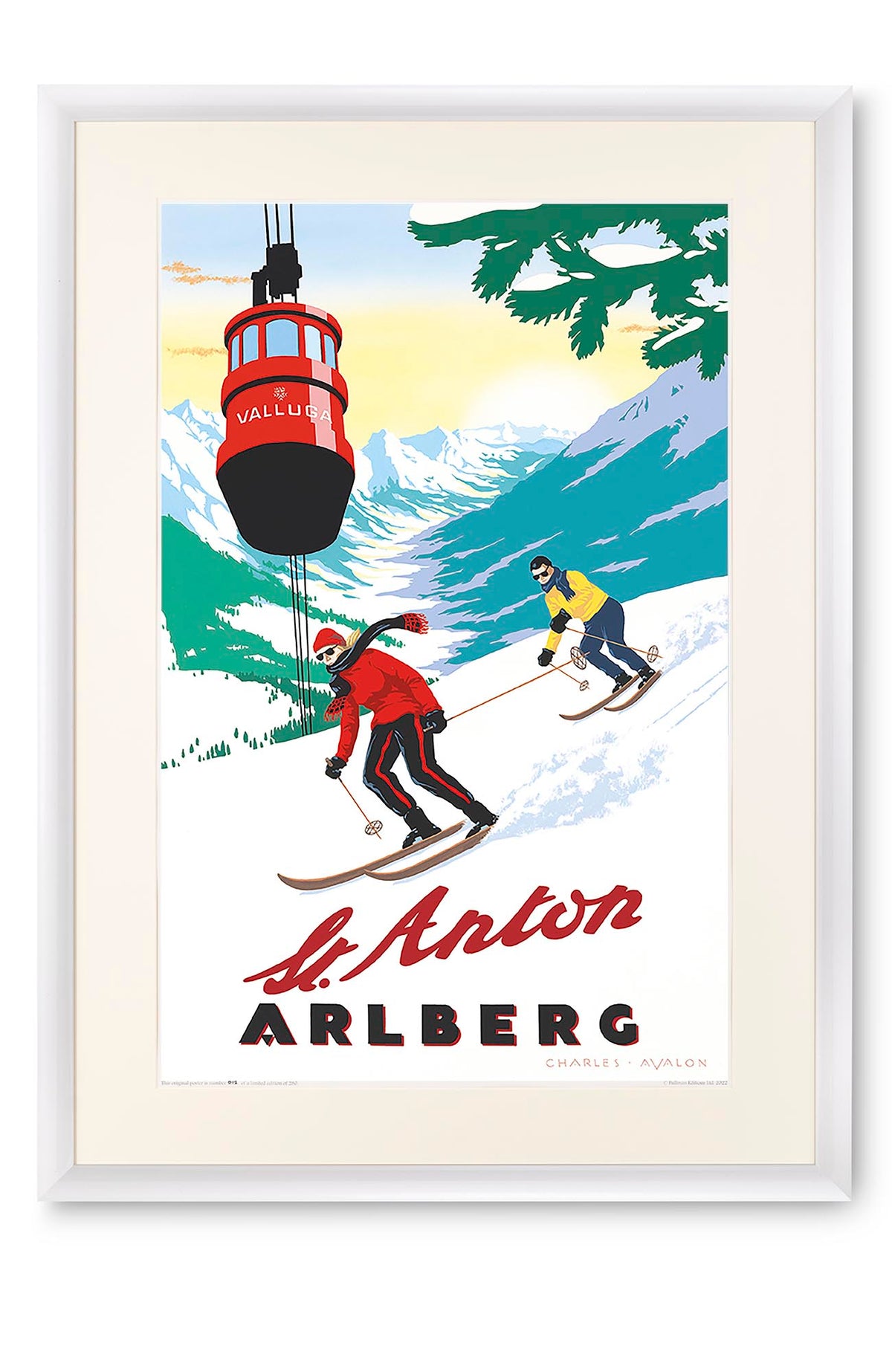 Curved white lacquer