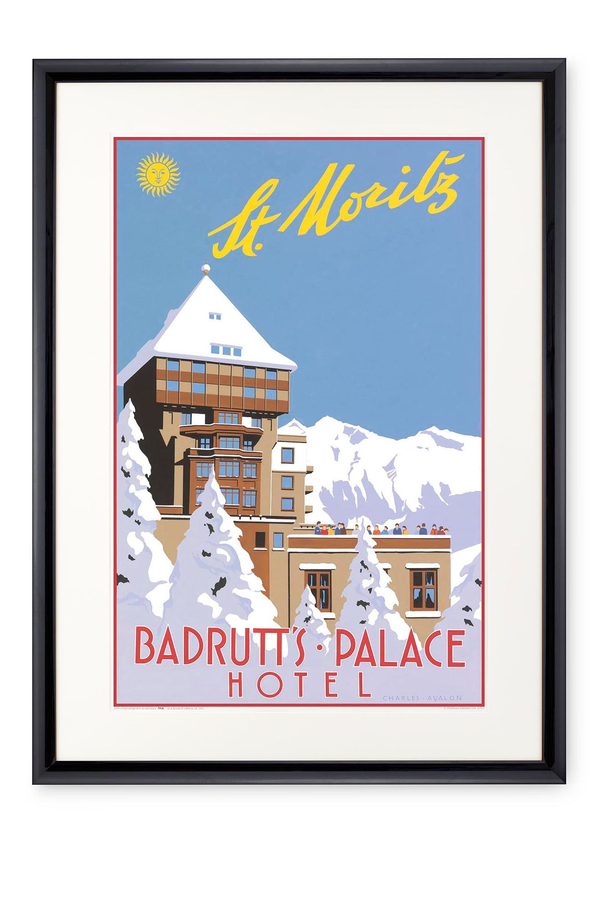 Curved black lacquer