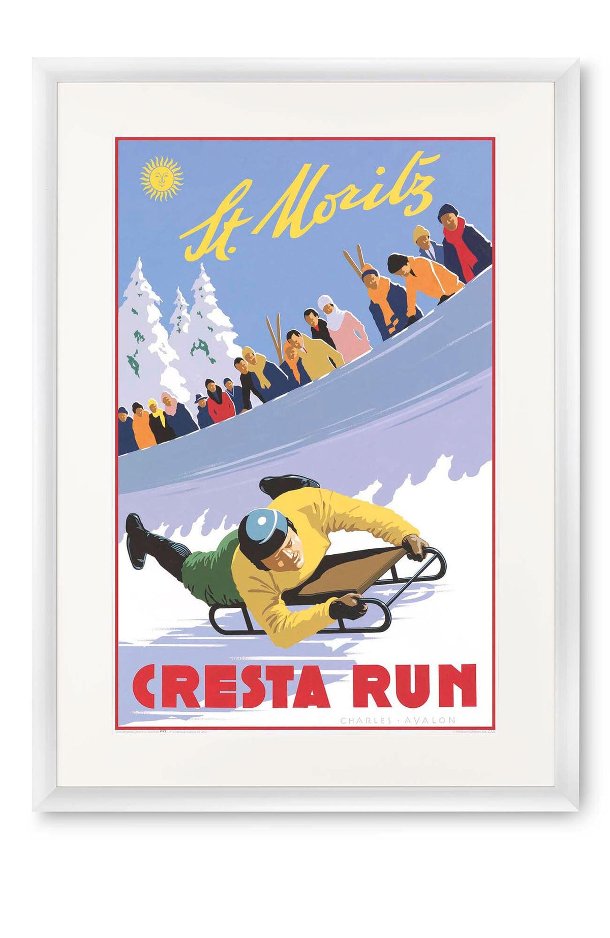 Curved white lacquer