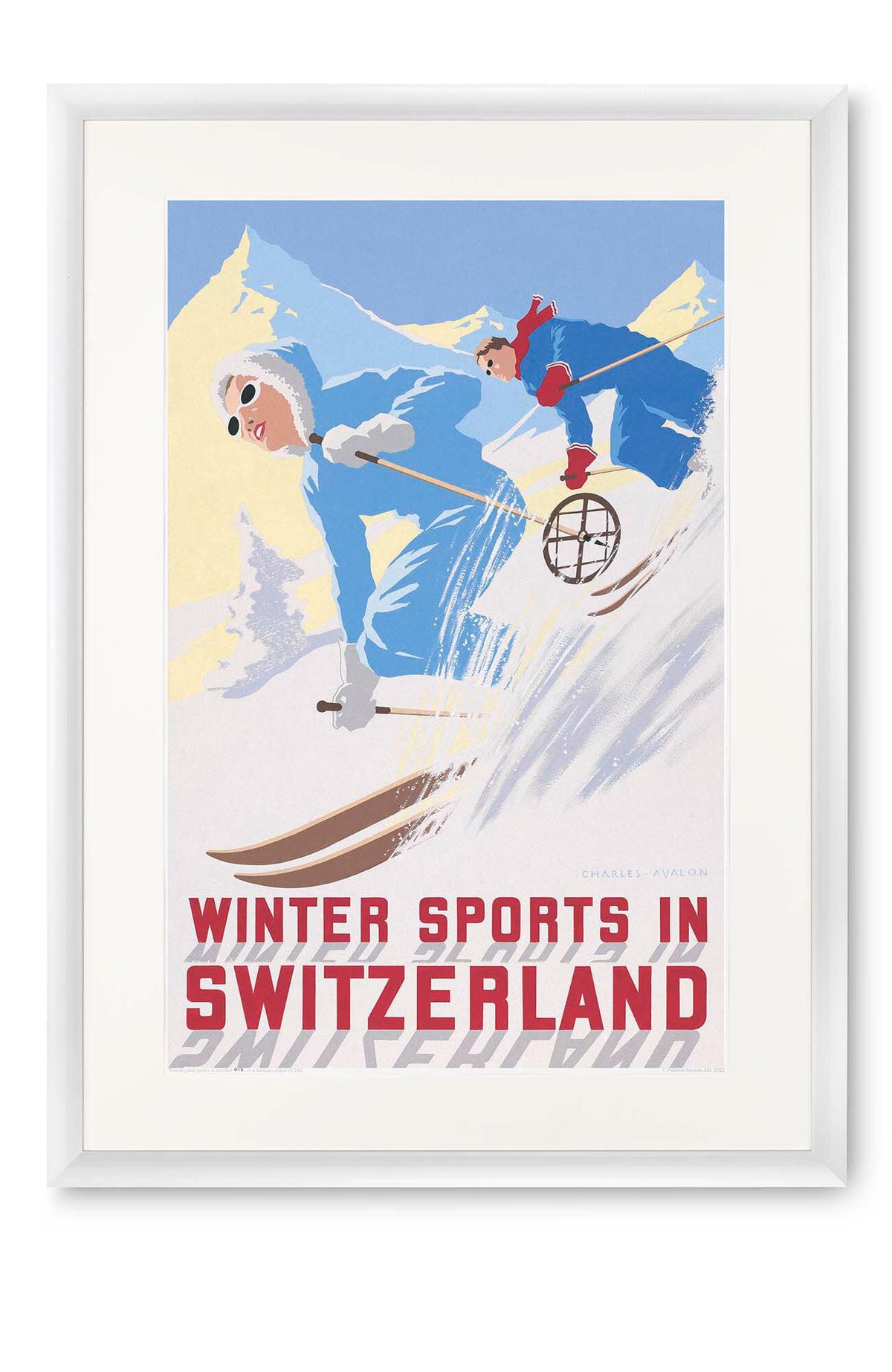 Curved white lacquer