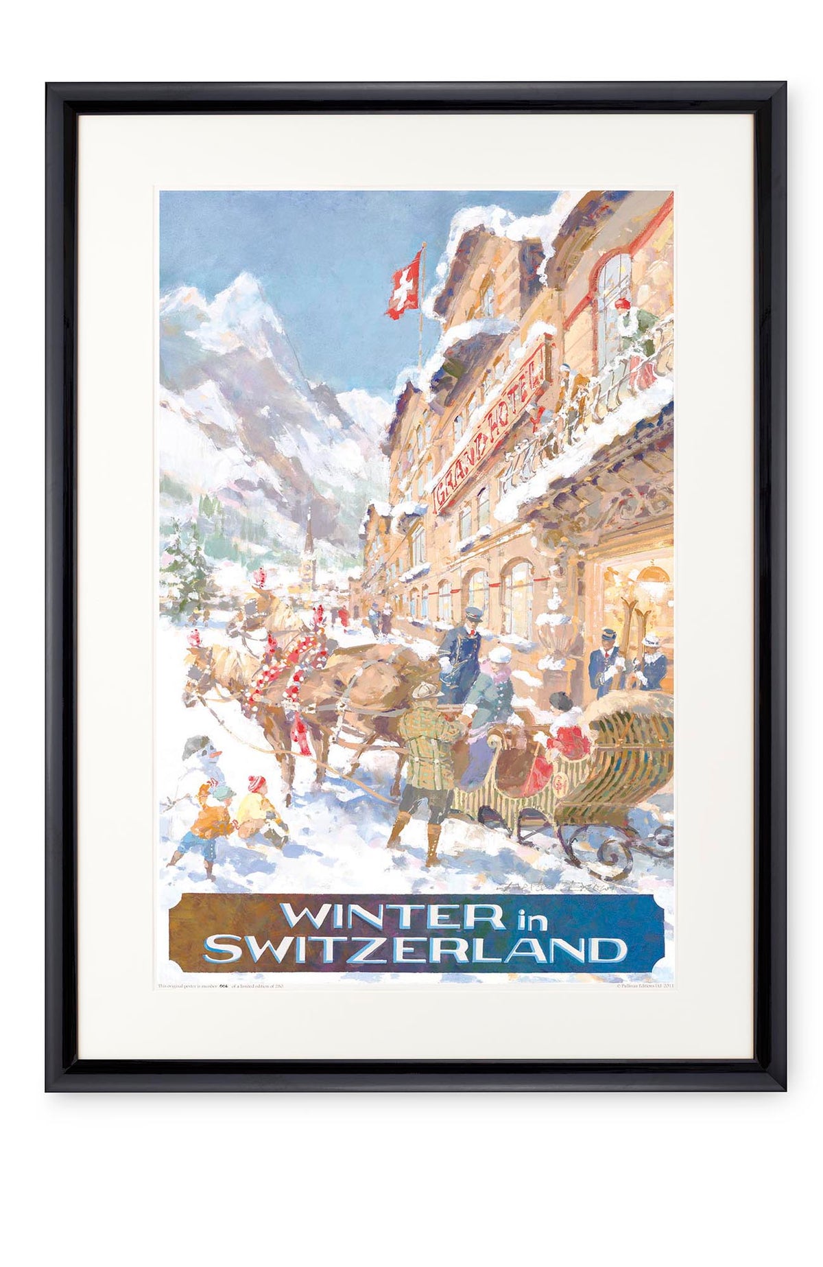 Curved black lacquer