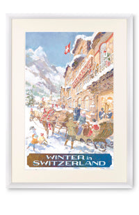 Curved white lacquer