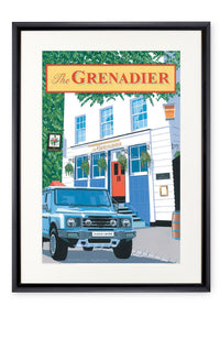 Curved black lacquer