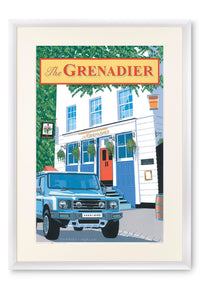 Curved white lacquer