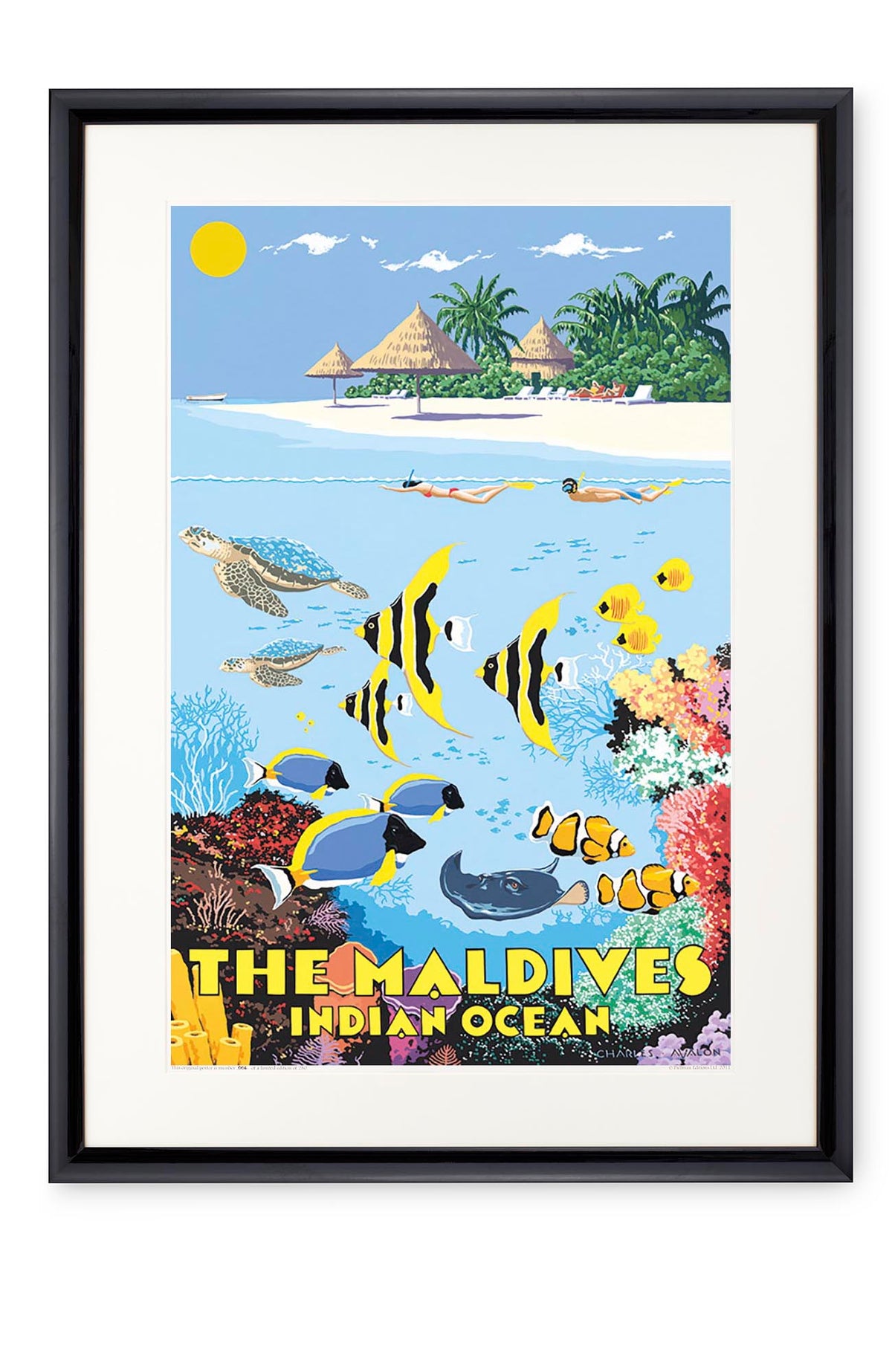 Curved black lacquer