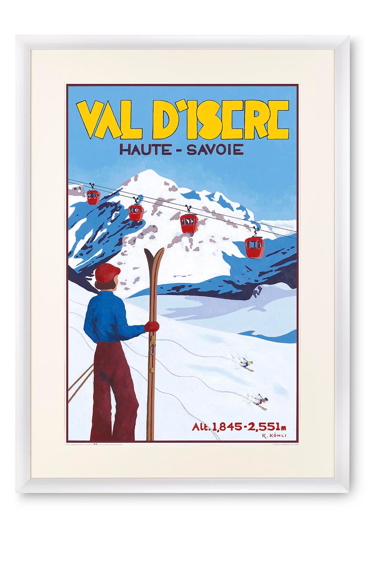 Curved white lacquer