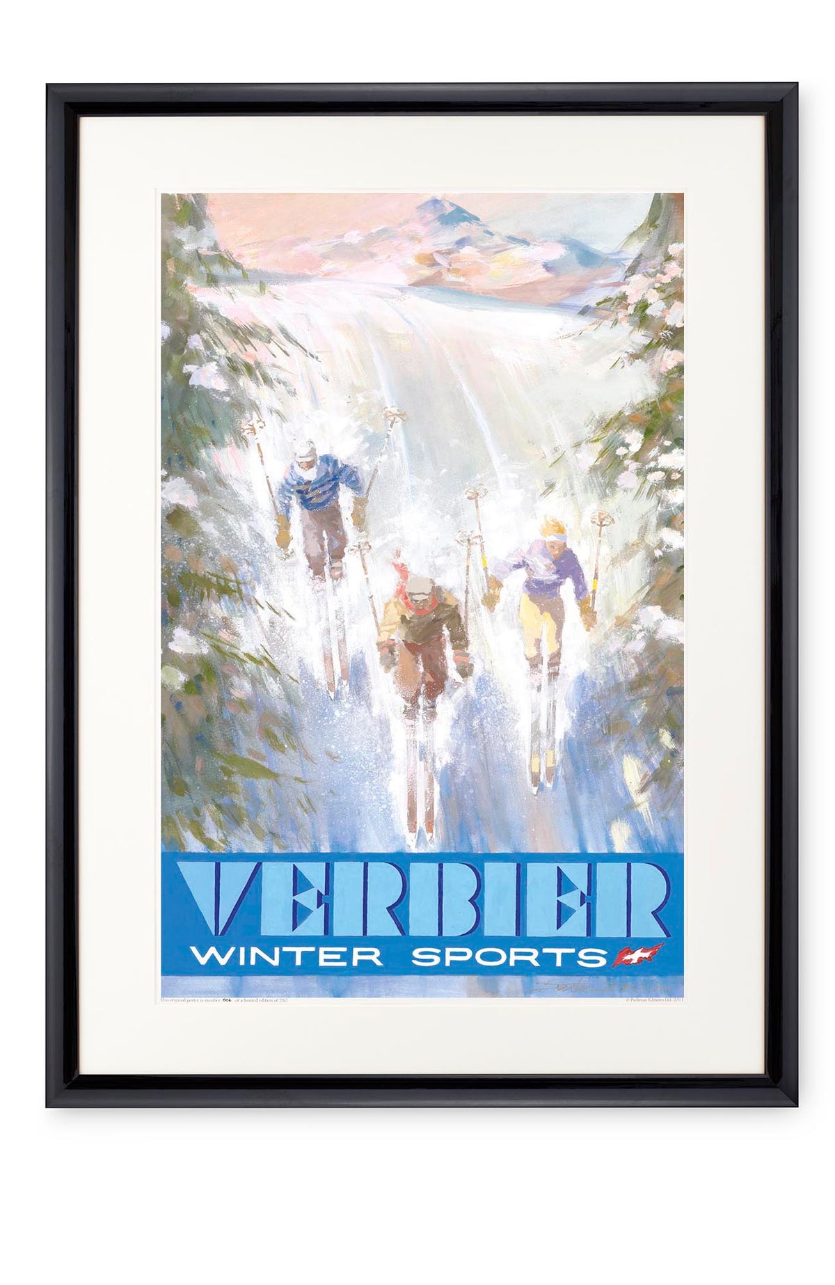 Curved black lacquer