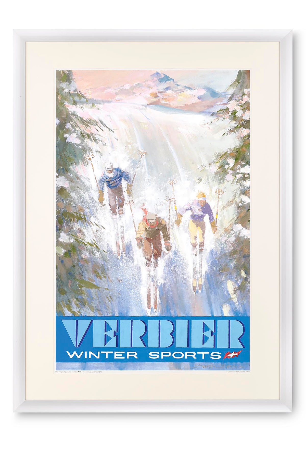 Curved white lacquer