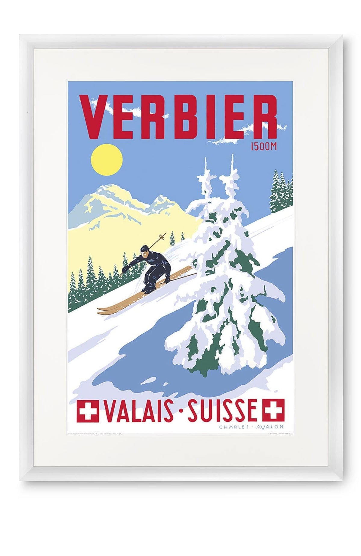 Curved white lacquer