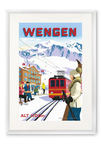 Curved white lacquer