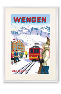 Curved white lacquer