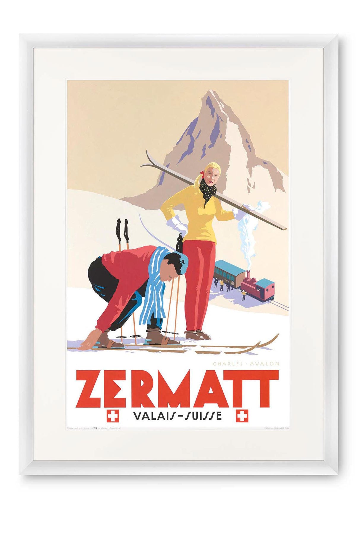 Curved white lacquer