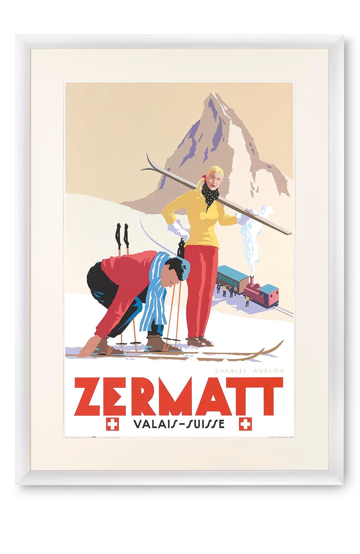 Curved white lacquer