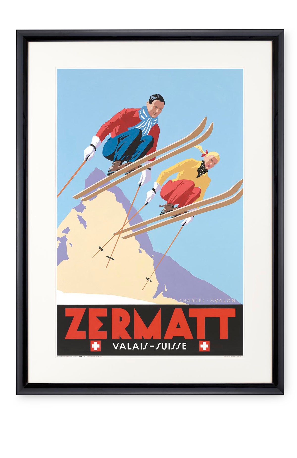 Curved black lacquer