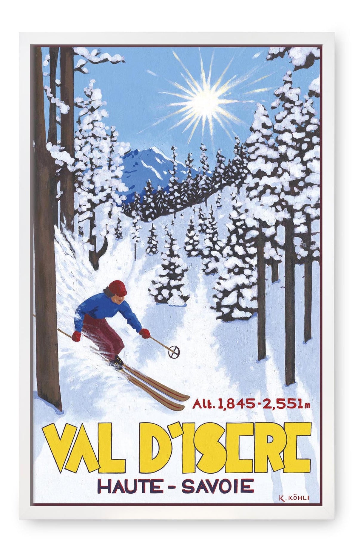 Val d'Isère: 'Off-piste Skier'