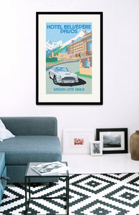 Aston Martin DB5 - Hotel Belvédère, Davos - Pullman Editions