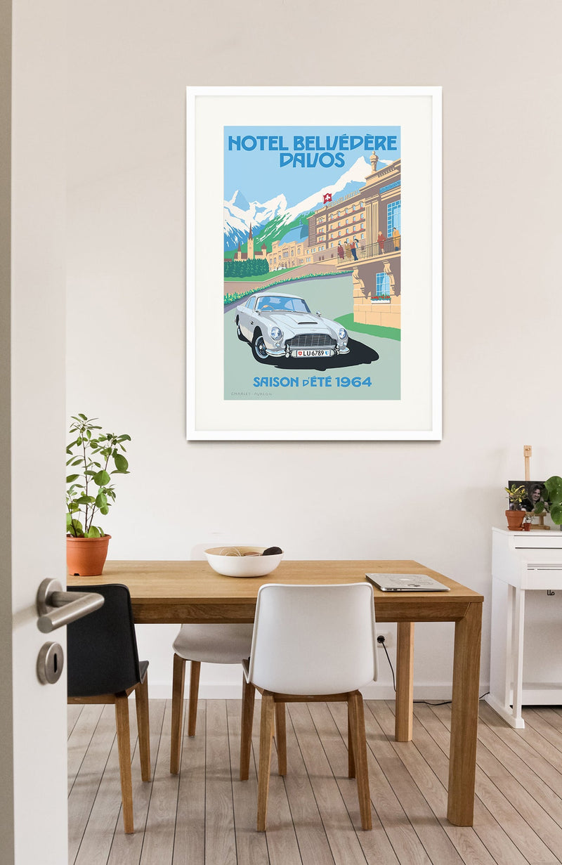 Aston Martin DB5 - Hotel Belvédère, Davos - Pullman Editions