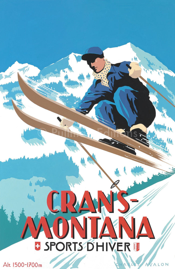 Crans - Montana: 'Airborne Skier' - Pullman Editions