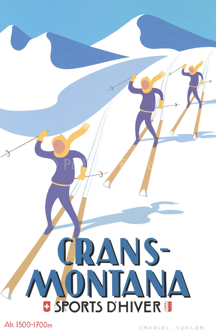 Crans - Montana: 'Synchronised Skiers' - Pullman Editions