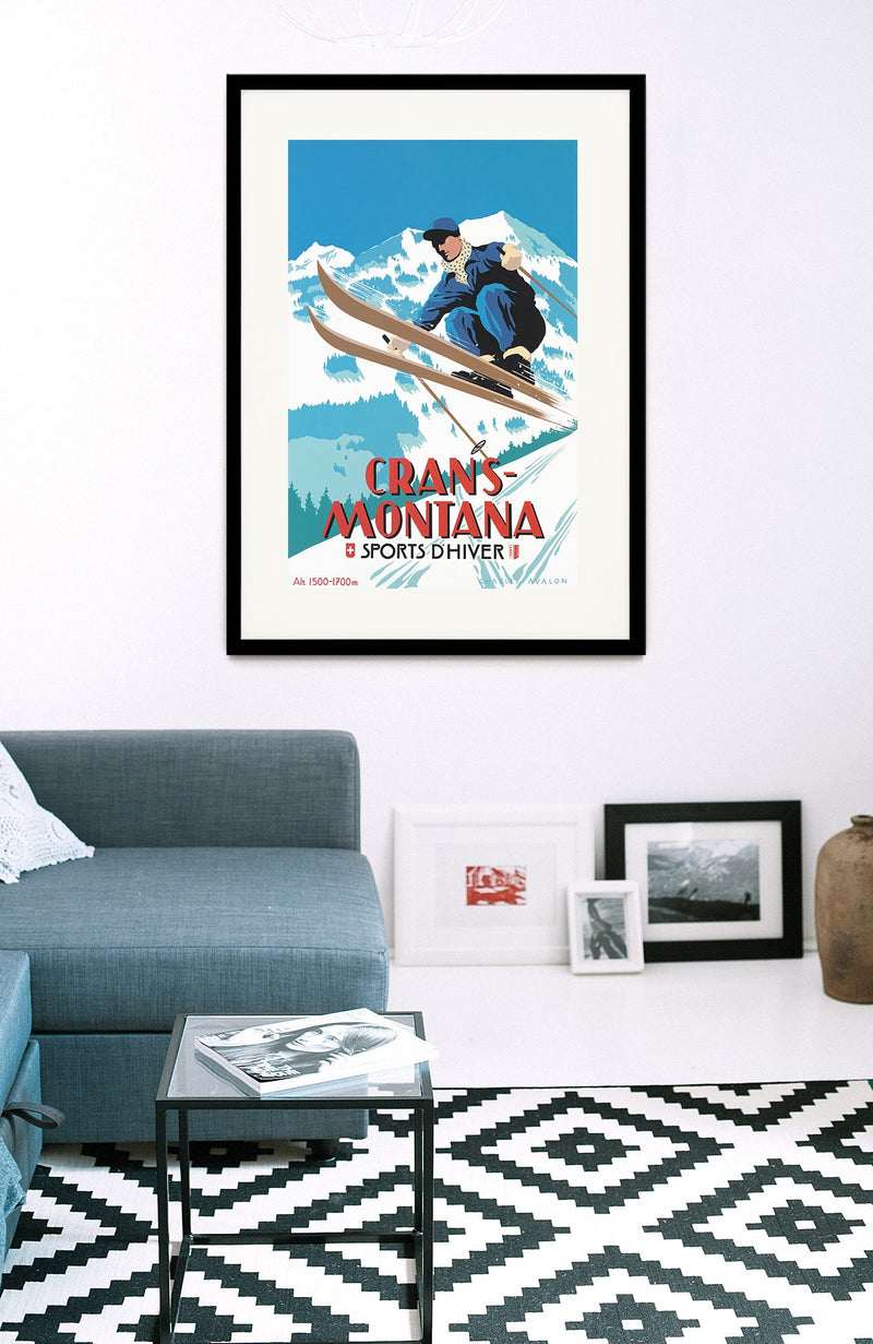 Crans - Montana: 'Airborne Skier' - Pullman Editions
