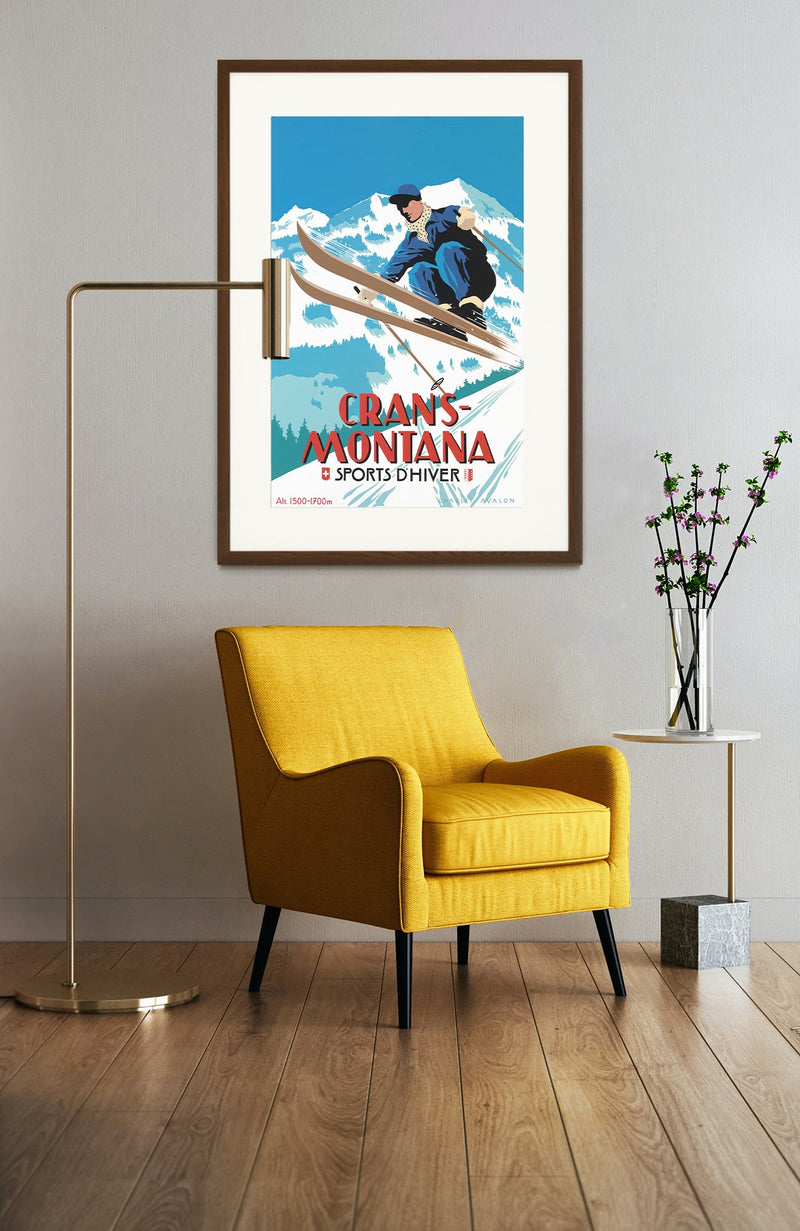 Crans-Montana: 'Airborne Skier'