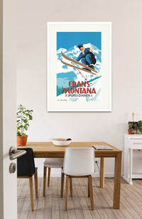 Crans - Montana: 'Airborne Skier' - Pullman Editions