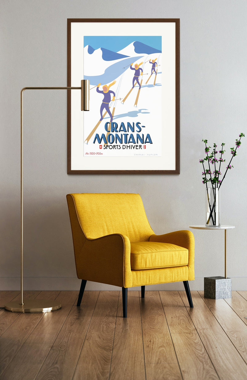 Crans - Montana: 'Synchronised Skiers' - Pullman Editions