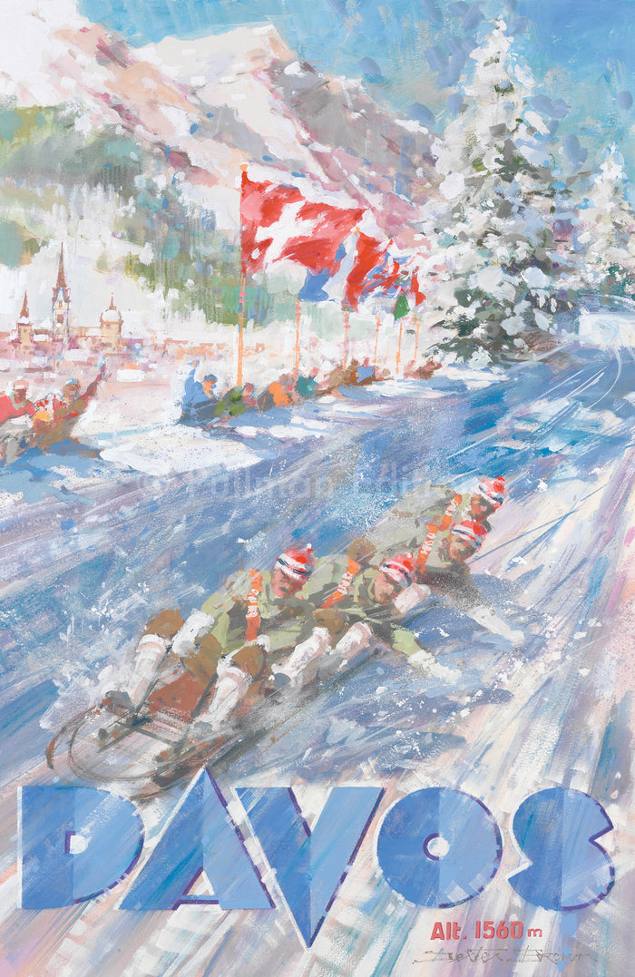 Davos: 'Bobsleigh Run' - Pullman Editions