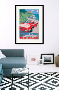 Ferrari Dino 246 gt - Bonne Route pour la Méditerranée - Pullman Editions