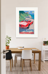 Ferrari Dino 246 gt - Bonne Route pour la Méditerranée - Pullman Editions