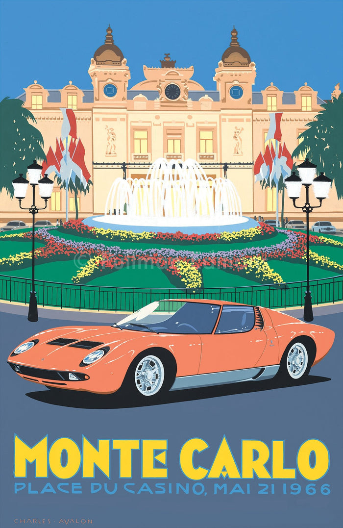 Lamborghini Miura - Monte Carlo, Casino Square - Pullman Editions