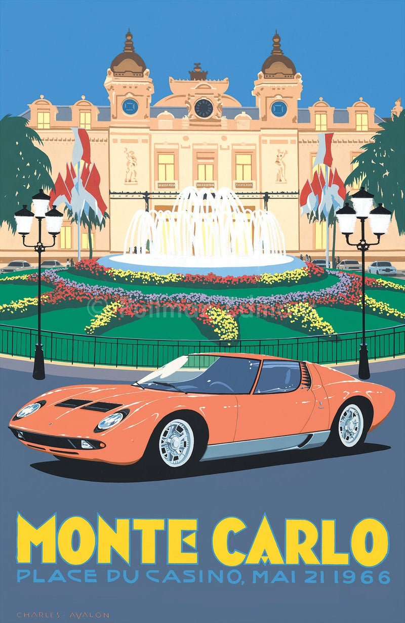 Lamborghini Miura - Monte Carlo, Casino Square - Pullman Editions