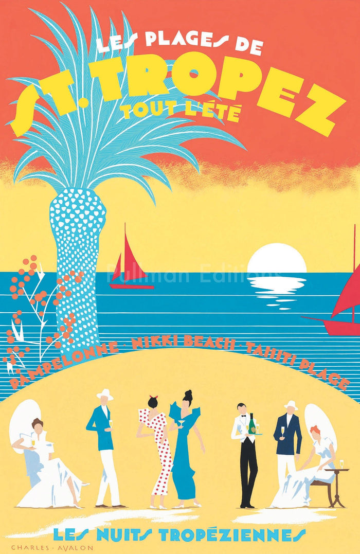 Les Plages de St. Tropez - Pullman Editions