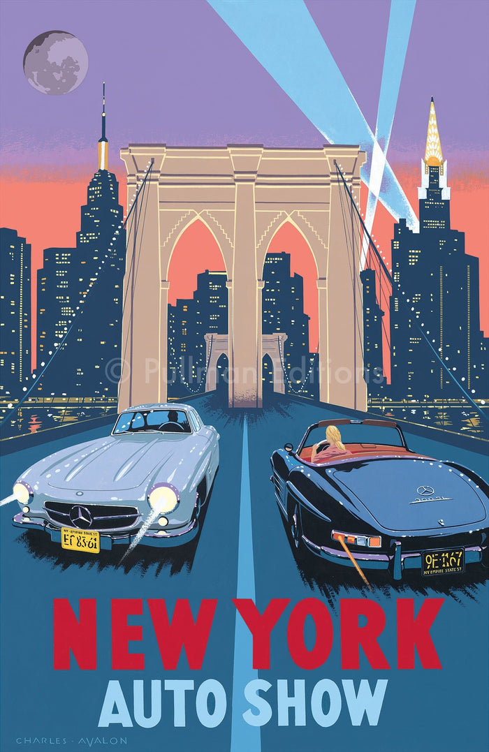 Mercedes 300 SL Gullwing and Roadster - New York Auto Show - Pullman Editions