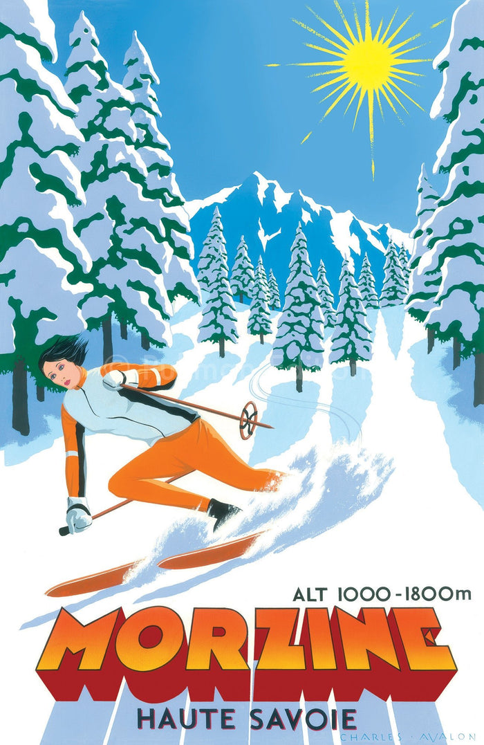 Morzine: 'Off - piste Skier' - Pullman Editions