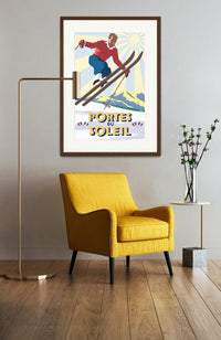 Portes du Soleil: 'Skier in Flight' - Pullman Editions