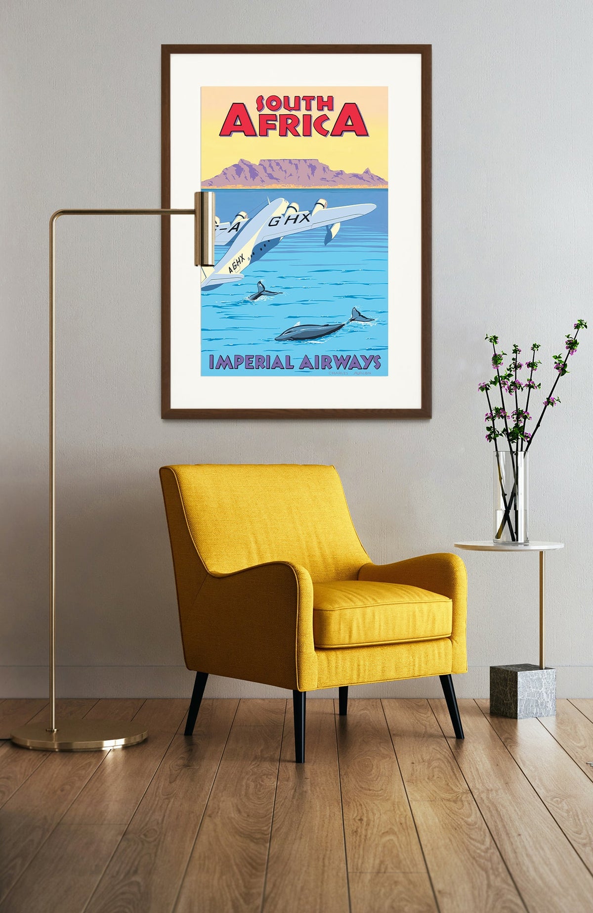 South Africa, Table Mountain - Imperial Airways - Pullman Editions