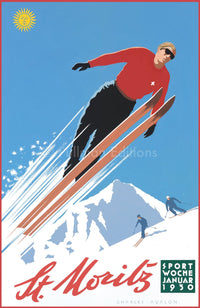 St. Moritz: 'Ski - Jumper' - Pullman Editions