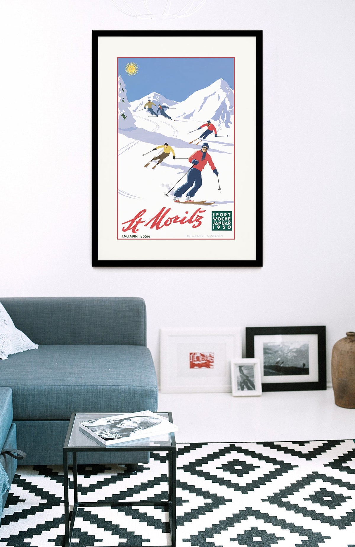 St. Moritz: 'Downhill Skiers' - Pullman Editions