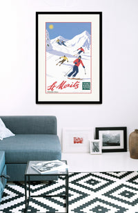 St. Moritz: 'Downhill Skiers' - Pullman Editions