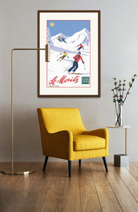 St. Moritz: 'Downhill Skiers' - Pullman Editions