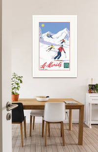 St. Moritz: 'Downhill Skiers' - Pullman Editions