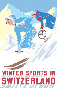 Switzerland: 'Winter Sports in Switzerland' - Pullman Editions